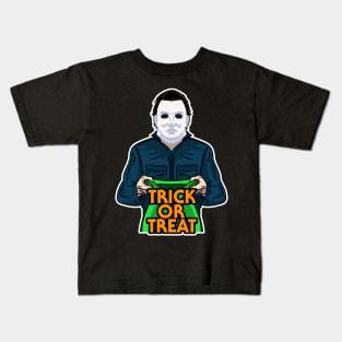 Michael Myers trick or treat Kids T-Shirt
